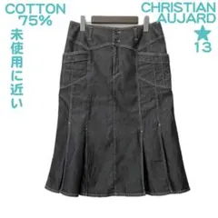 未使用に近い CHRISTIAN AUJARD オジャール デニムスカート 13