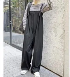 spick&span ストライプベアーオールイン ネイビー 36 - メルカリ