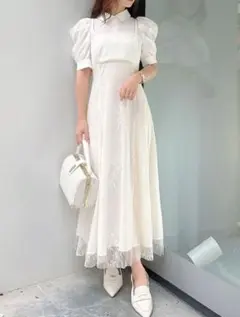 新品タグ付き☆マーキュリーデュオ ビスチェドッキングパワショルシャツワンピース