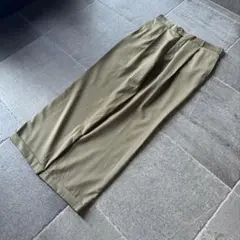 カーキ イージー パンツ