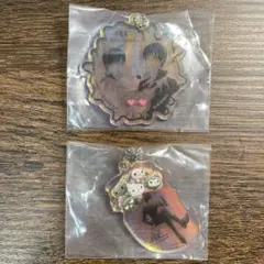 伊藤潤二　サンリオ　黒服の美少年　白服に美少年　アクリルチャーム 2点セット