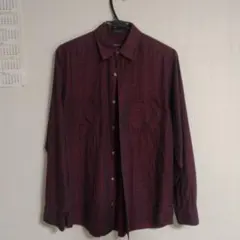 DKNY チェック柄 長袖シャツ Mサイズ