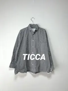 TICCA ティッカ スクエアビッグシャツ ソメロス社生地 綿100％ 洗える