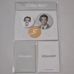 Snow Man 岩本照 韓国 ポップアップ 1st トレカ 缶バッジ セット