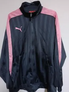 Puma ストライプジャケット ピンク
