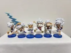 ワンピース ワーコレ　ルフィ ギア5 普通カラー　フィギュア　6個セットのサムネイル