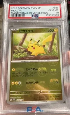 2026年最新】マスターボール ピカチュウ psa10の人気アイテム - メルカリ