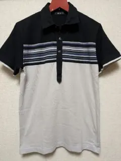 COMME CA ISM ポロシャツ 半袖 ボーダー Mサイズのサムネイル