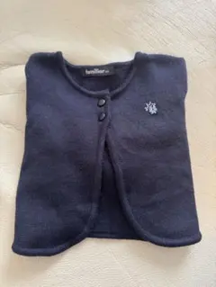 familiar カーディガン 100 ネイビー