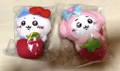 ちいかわ サンリオコラボ デスクトップから見守る ひっかけぬいぐるみ セット
