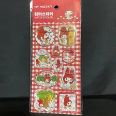 韓国限定　正規品　ウォーターシール　ボンボンドロップシール　マイメロディ