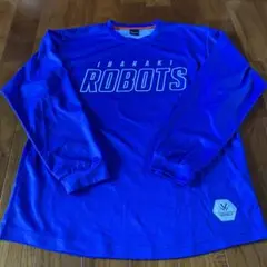 茨城ロボッツ　青　長袖Tシャツ
