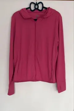 UNIQLO AIRism UVカット フルジップパーカー ピンク XLのサムネイル