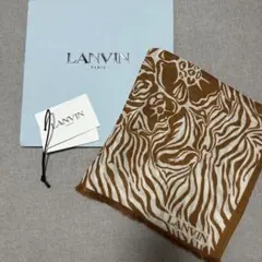 【新品未使用】紙袋付きLANVIN PARIS ストール ショールのサムネイル