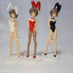 涼宮ハルヒの憂鬱　長門有希　バニーフィギュアセットのサムネイル