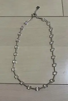 スワロフスキービーズネックレス