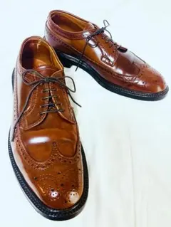 オールデン ラベロコードバン ロングウイングチップ size8-D 美品のサムネイル