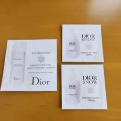 ディオールスノー　サンプル3点セット