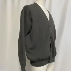 UNITED ARROWS ノーカラーカーディガン グレー M