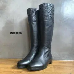 タイムセール‼️未使用　インゲボルグ ブーツ 雨を楽しむ』サイドゴアブーツ （レインシューズ）｜INGEBORG
