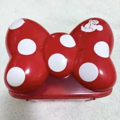 ディズニーリゾート　ミニー　ポップコーンバケット　ケース　廃盤　リボン