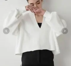 Whim Gazette ウィムガゼット　スウェットVネックプルオーバー