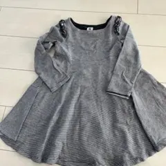 PETIT BATEAU ストライプ ワンピース 110cm