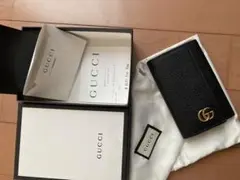 GUCCI ブラックレザーキーケース