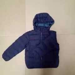 UNIQLO ネイビー 中綿コート 130