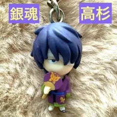 ☆銀魂ストラップ　祭編　高杉&うちわ　高杉晋助ストラップ☆1個　平成レア
