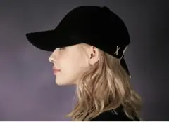 varzarバザール　GoldCorduroyCap コーデュロイロゴ キャップ