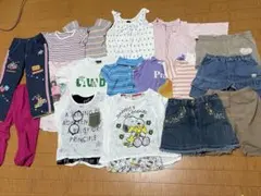120 130 まとめ売り　女の子　ギャップメゾピアノモンベルランドリー等17点