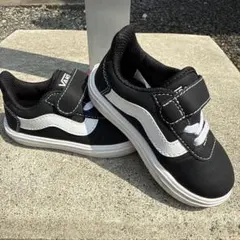 Vans ブラック/ホワイト スリッポンシューズ