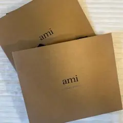 ami paris アミパリス　アミパリ　紙袋　ショッパー 2枚セットのサムネイル
