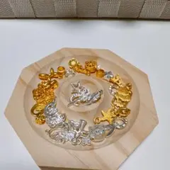 金属チャームセット（金色・銀色）