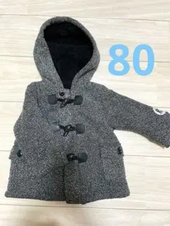 ダッフルコート　コムサイズム　80cm　グレイ