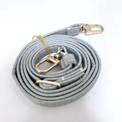 くすみブルー スマホショルダーストラップ 合成皮革