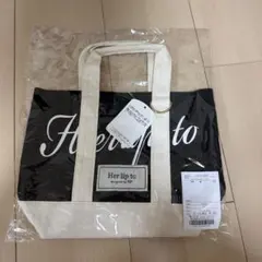 Herlipto mini tote ルミネ限定トートバッグ black - メルカリ