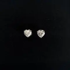 18Kホワイトゴールド ダイヤ0.75キャロット ピアス 極美品❣️タイム 