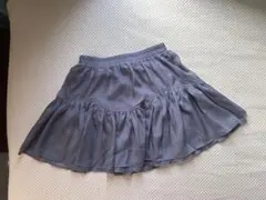 Ray Cassin/フレアミニスカート インナーパンツ付き ブルーグレー/美品のサムネイル