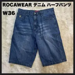 【00s USED】ロカウェア デニム ハーフパンツ W36のサムネイル