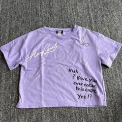 ANAP GiRL パープル ロゴ Tシャツ　Sのサムネイル
