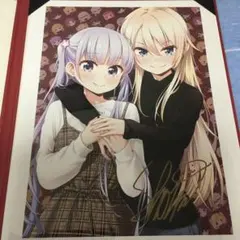NEW GAME 直筆サイン入り アートグラフ 描き下ろし 2種 複製原画 2025年最新】NEW GAME アートグラフの人気アイテム - メルカリ