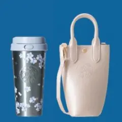 スタバ SAKURA2026 ステンレスボトル TOGO ショルダーバッグ