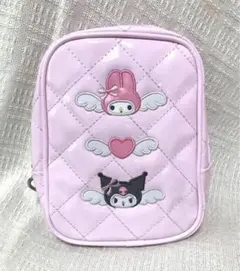 サンリオキャラクターズ キルティングポーチ　夢みるエンジェルシリーズ メロクロ