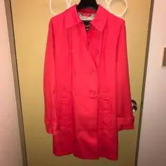 大幅値下げ！COACH オレンジ トレンチコート Sサイズのサムネイル