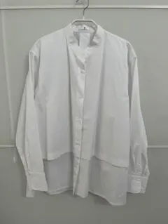 美品　レディース　ユニクロ　+Ｊ　バンドカラーシャツ