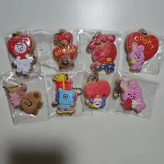 新品 BT21 クッキー チャームコット 8個セット