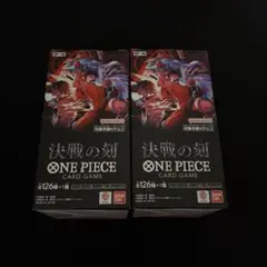 新品】ワンピースカード 決戦の刻 2box テープカット - メルカリ