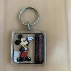 昭和レトロ　東京ディズニーランド　ミッキーマウスキーホルダー